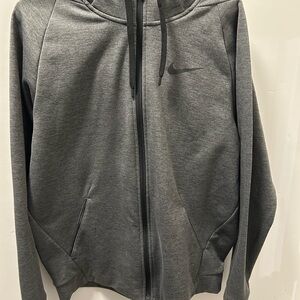 Nike Charcoal Zip-Up Hoodie